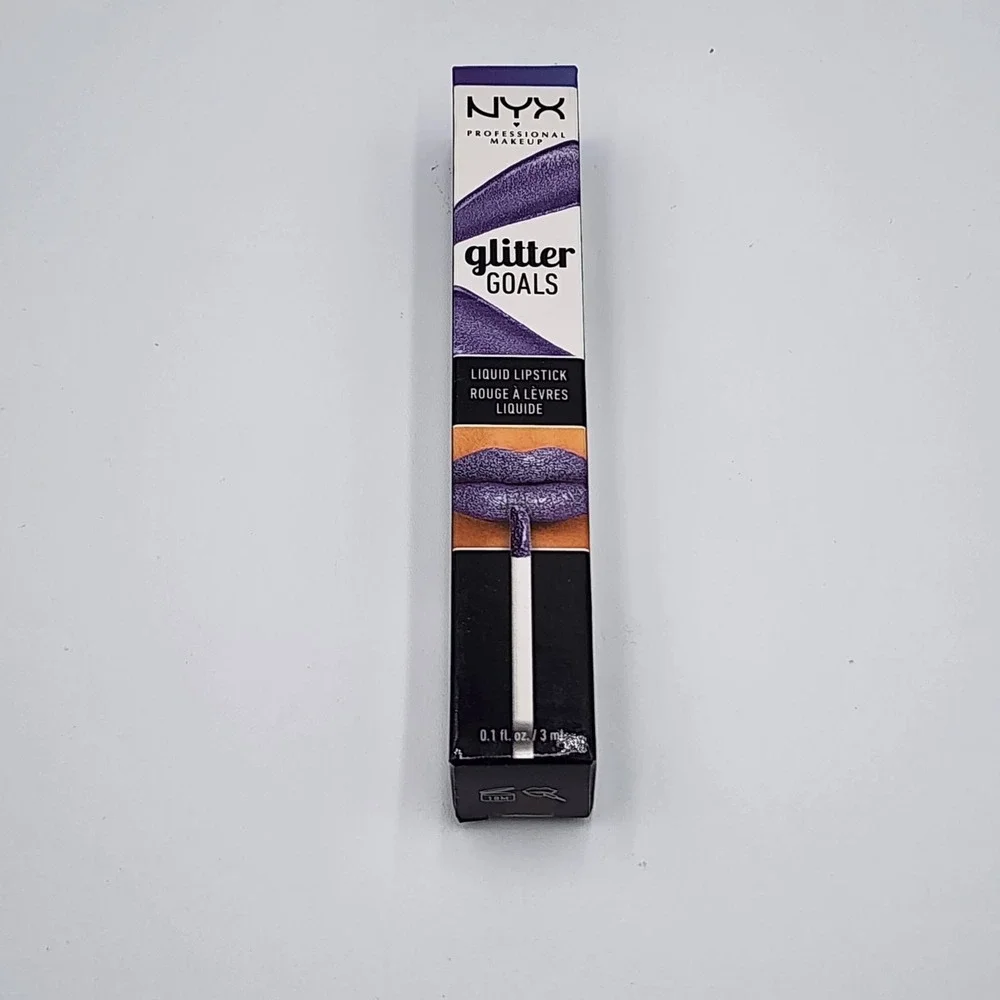 NYX Professional Makeup Glitter Goals Liquid Lipstick Amethyst Matte GGLS07 New